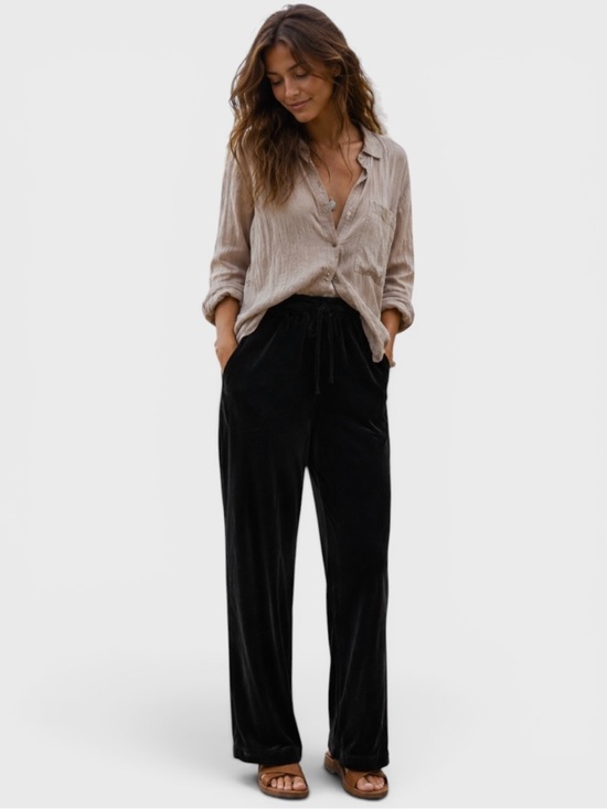 J. Jill Pants - 611 10/$50🏄🏻‍♀️ J. Jill Rayon Velvet Black Slacks
